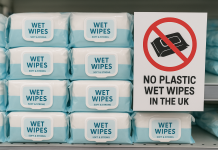 กฎหมายใหม่อังกฤษ สั่งห้ามขายทิชชูเปียกที่มีพลาสติก