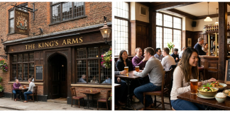 ครัวอาหารไทยในผับอังกฤษ