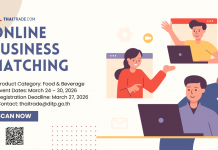 Online Business Matching – Food & Beverage by Thaitrade.com